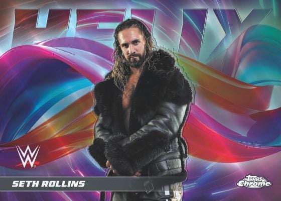The Best Cards to Look For in 2026 Topps Chrome WWE 9 2026 Topps Chrome WWE Seth Rollins Helix Insert Case Hit Ludex Blog