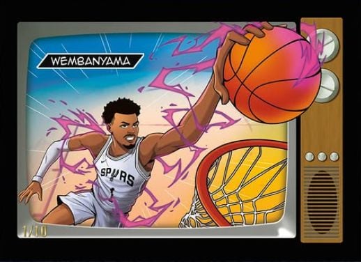 2025-26 Bowman Basketball: The Complete Collector's Guide 7 2025-26 Bowman Basketball Anime Victor Wembanyama San Antonio Spurs Insert Card