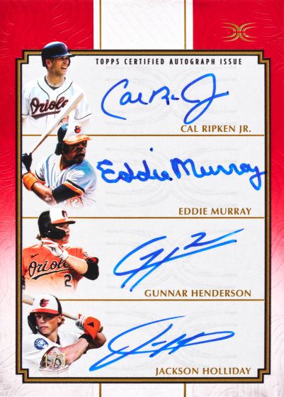 The Best Cards To Look For In 2025 Topps Definitive Baseball 9 2025 Topps Definitive Quad Autos Baltimore Orioles