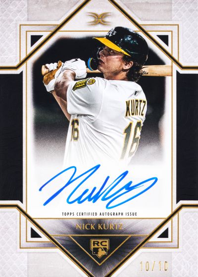 The Best Cards To Look For In 2025 Topps Definitive Baseball 10 2025 Topps Definitive Rookie Autos Nick Kurtz