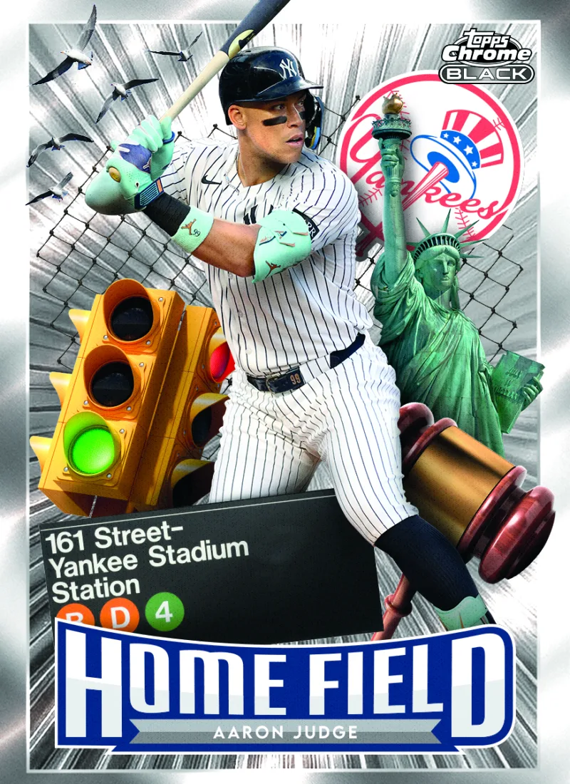 2026 Topps Chrome Black Aaron Judge Home Field Advantage