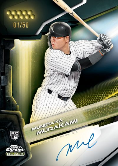 2026 Topps Chrome Black Autographs Munetaka Murakami