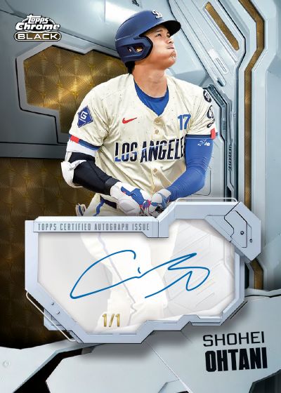 2026 Topps Chrome Black Ivory Autographs Shohei Ohtani