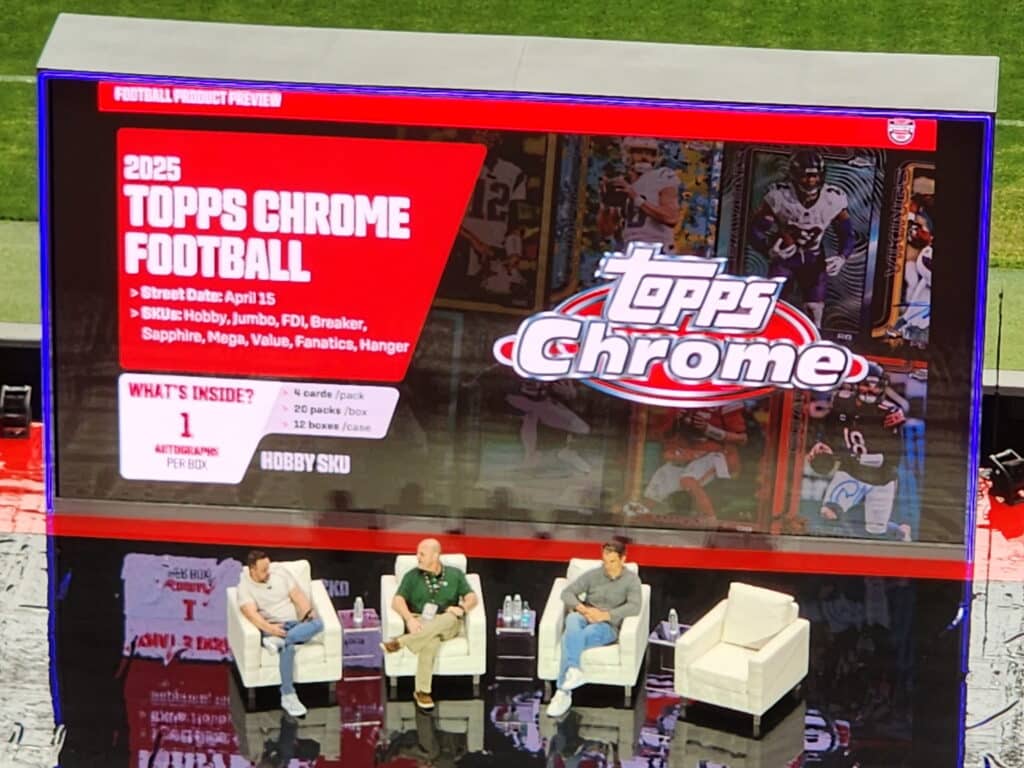 2026 Topps Industry Conference Sapphire Chrome Football
