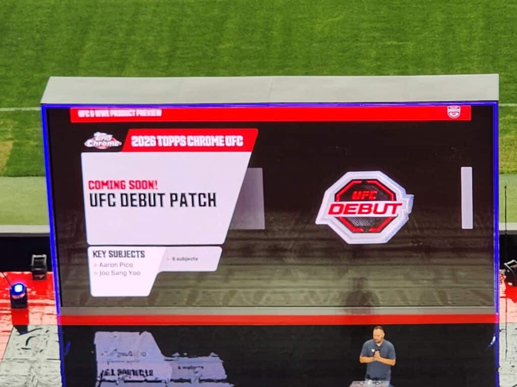 2026 Topps Industry Conference Ufc Debut Patches
