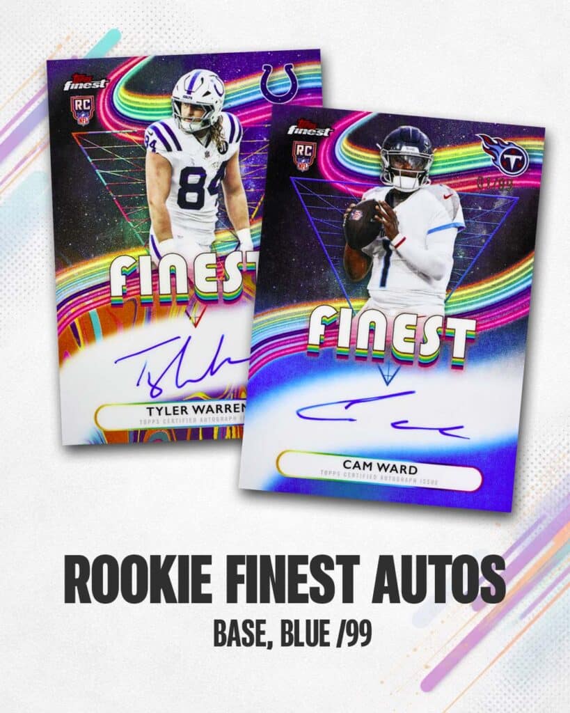 2025 Topps Finest Football Rookie Finest Autographs Ludex