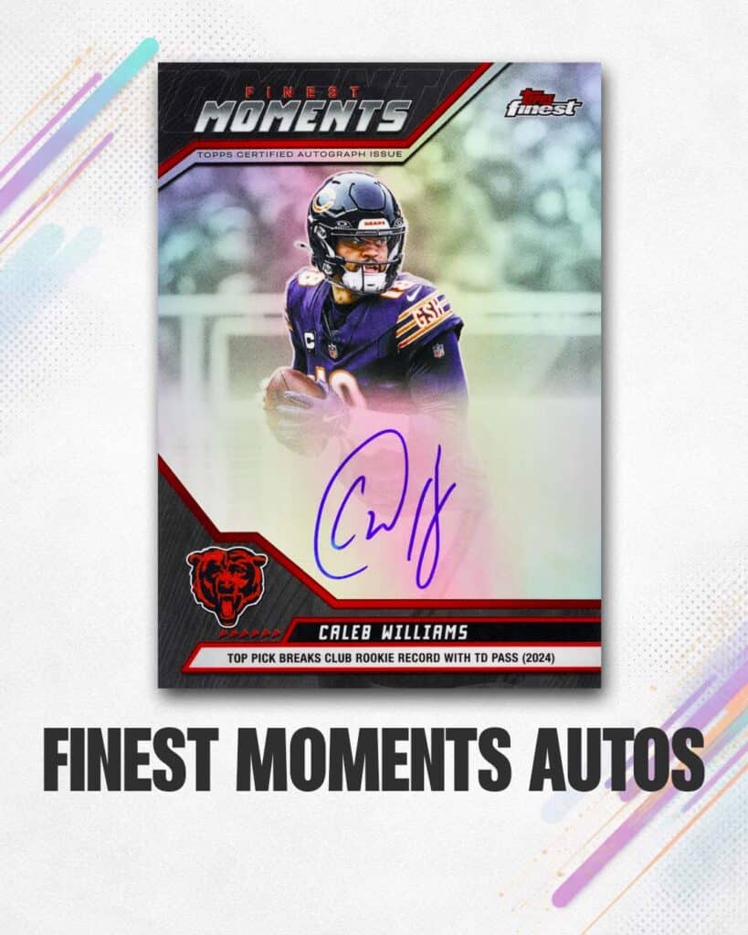 2025 Topps Finest Football Finest Moments Autographs Ludex