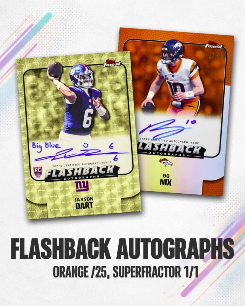 2025 Topps Finest Football Flashback Autographs Ludex