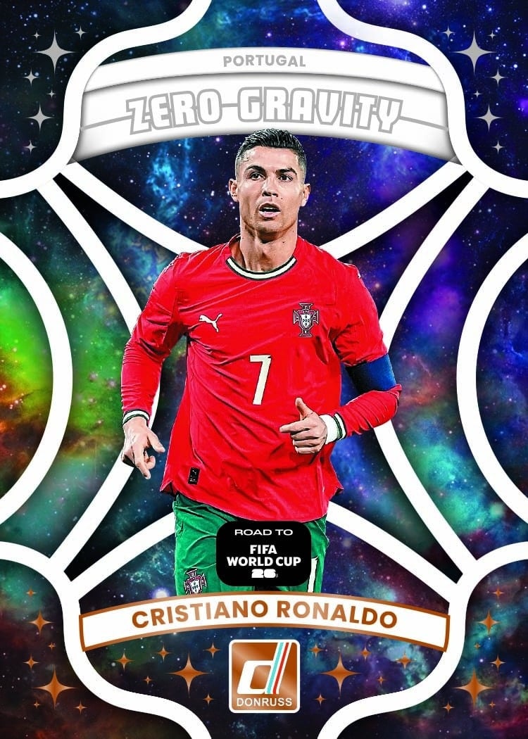 2025-26 Donruss Road to FIFA World Cup 26 Soccer Zero Gravity Cristiano Ronaldo Portugal