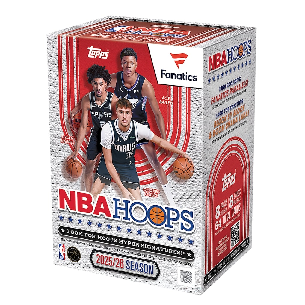 2025-26 Topps NBA Hoops Fanatics exclusive blaster box