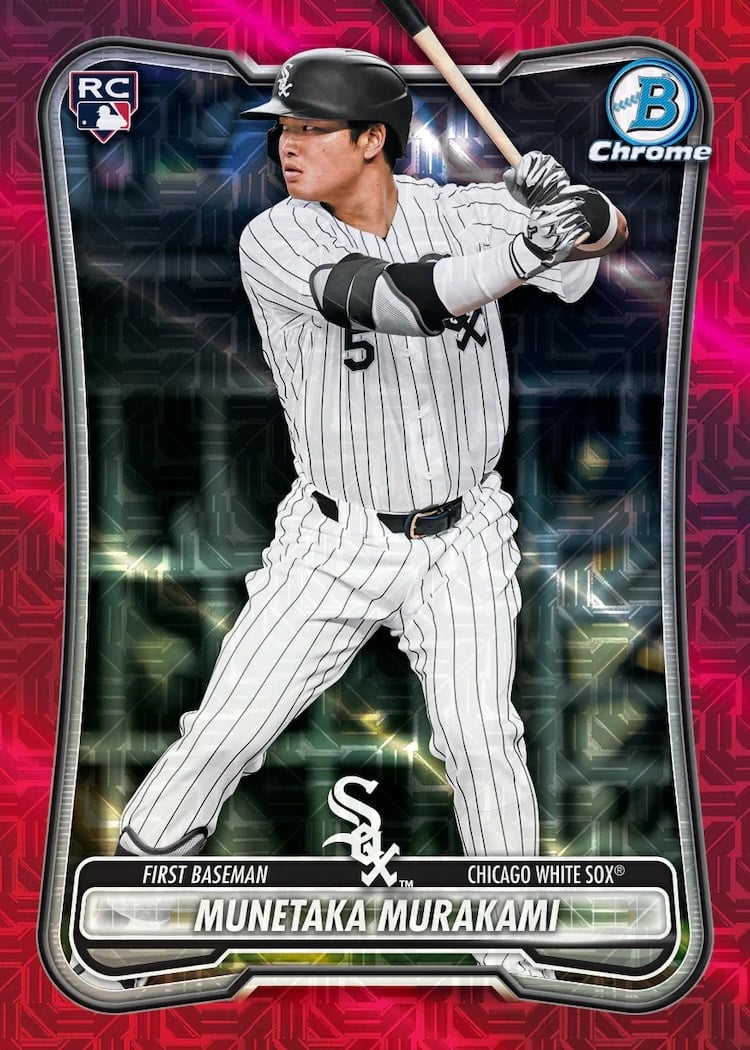 2026 Bowman Mega Box Baseball Base Chrome Mojo Red Munetaka Murakami RC