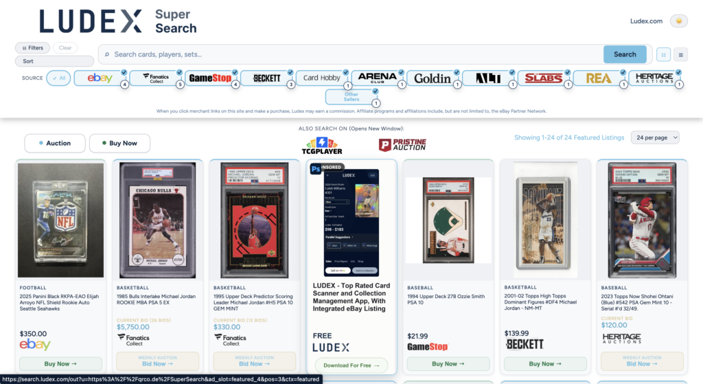 Ludex Super Search In Action