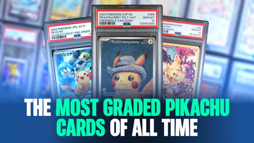 The Most Graded Pikachu Cards Of All Time Ludex Blog Cover Image