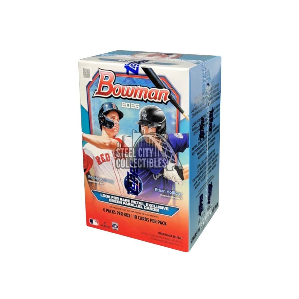 2026 Bowman Baseball Value Blaster Box packaging