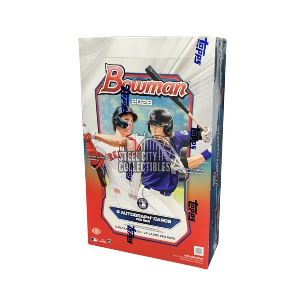 2026 Bowman Baseball Jumbo Box packaging