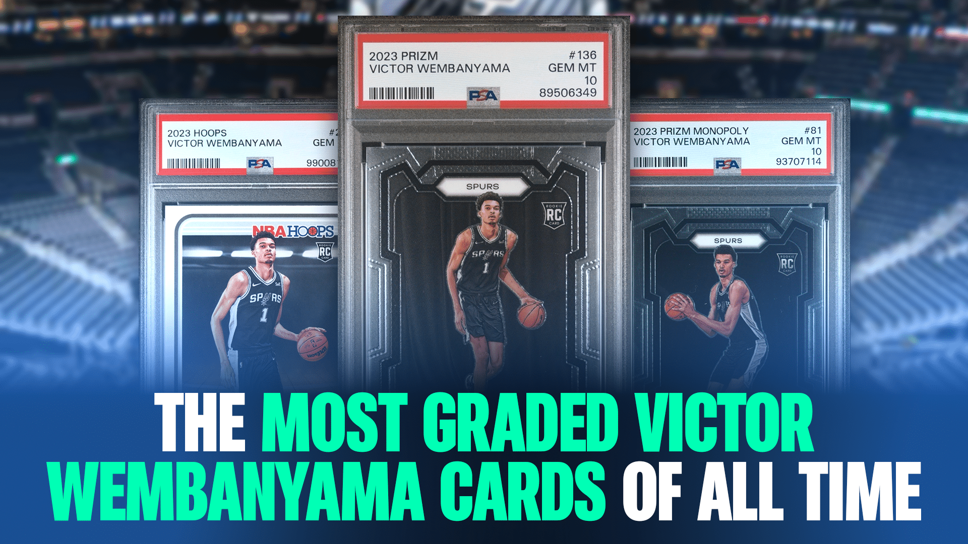 The Most Graded Victor Wembanyama Cards of All Time Blog Cover Image Ludex