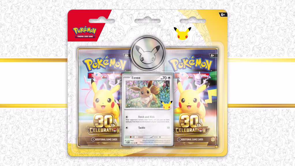 2026 Pokemon TCG 30th Celebration 2-Pack Blister