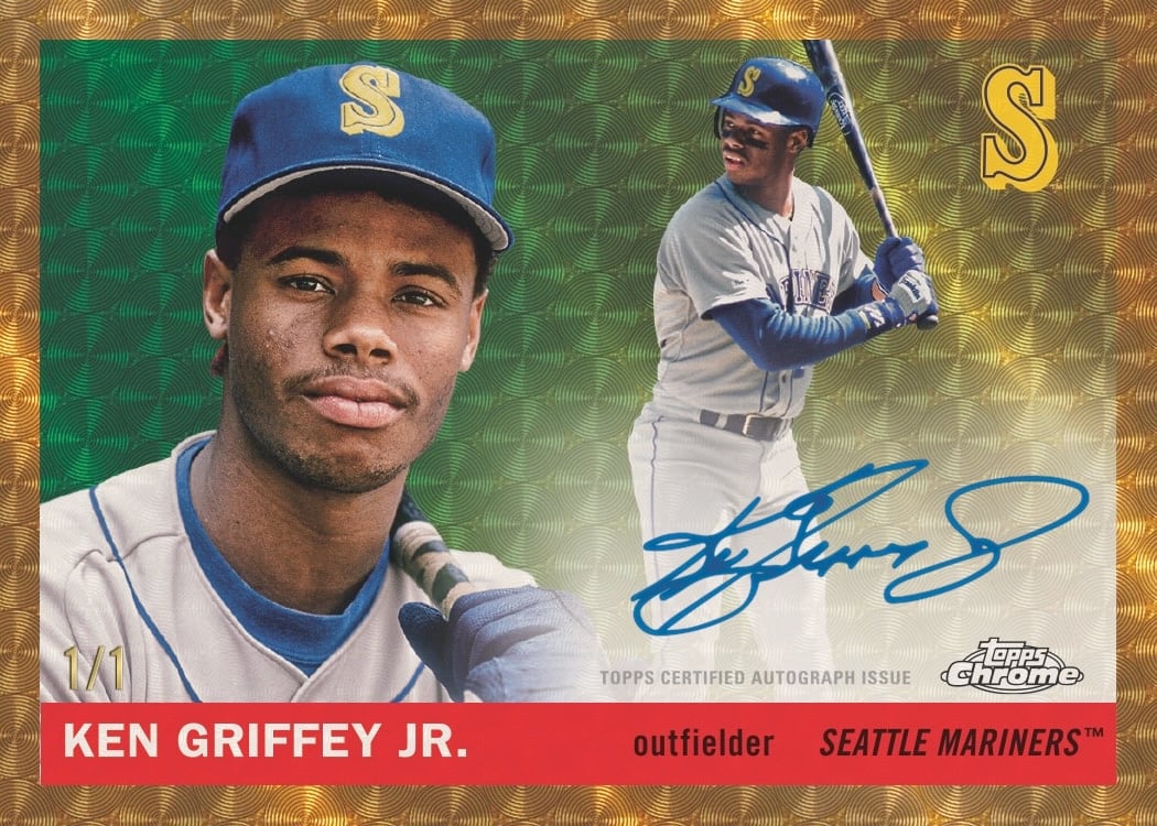 2025 Topps Chrome Platinum Baseball Autographs SuperFractor Ken Griffey Jr