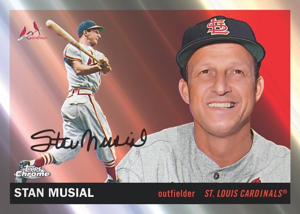 2025 Topps Chrome Platinum Baseball Base Stan Musial