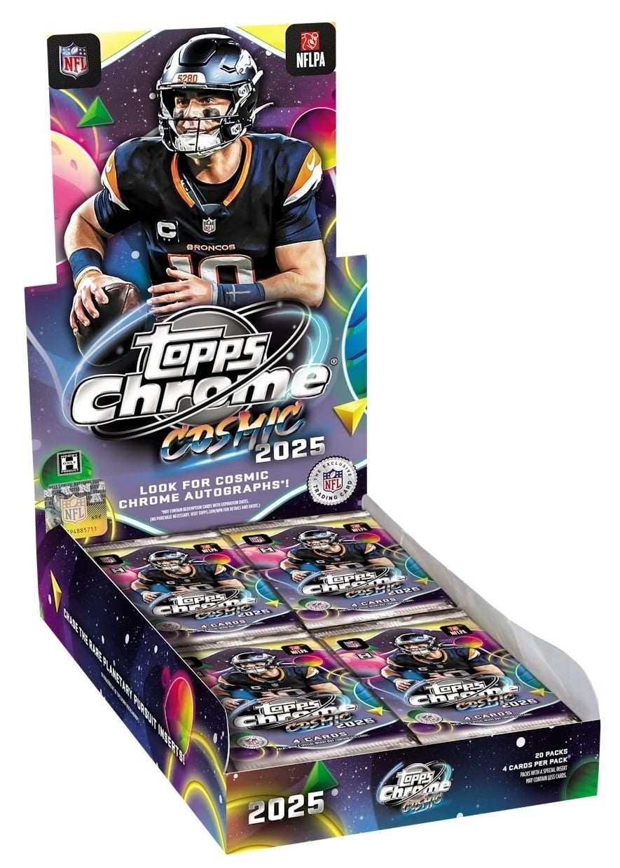 2025 Topps Cosmic Chrome Football Sealed Hobby Box