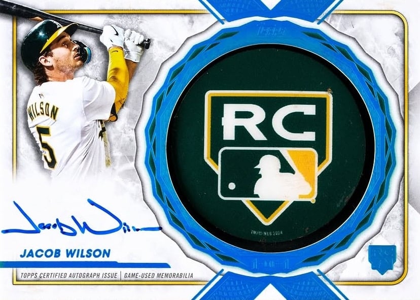 2025 Topps Inception Baseball Bat Knob Autograph Jacob Wilson RC