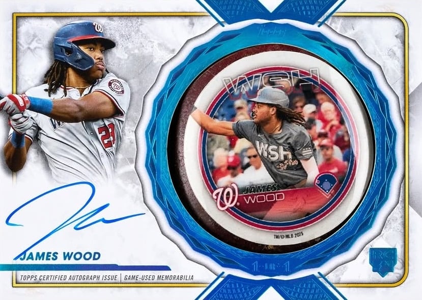 2025 Topps Inception Baseball Bat Knob Autograph James Wood RC