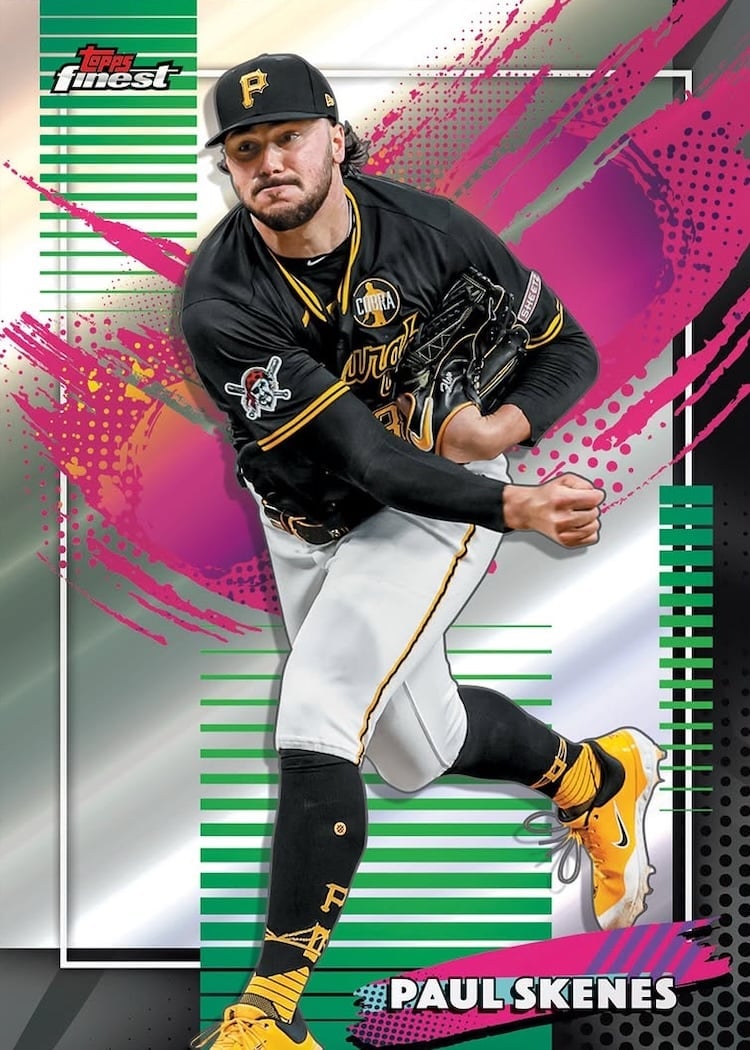 2026 Topps Finest Baseball Base Rare Paul Skenes