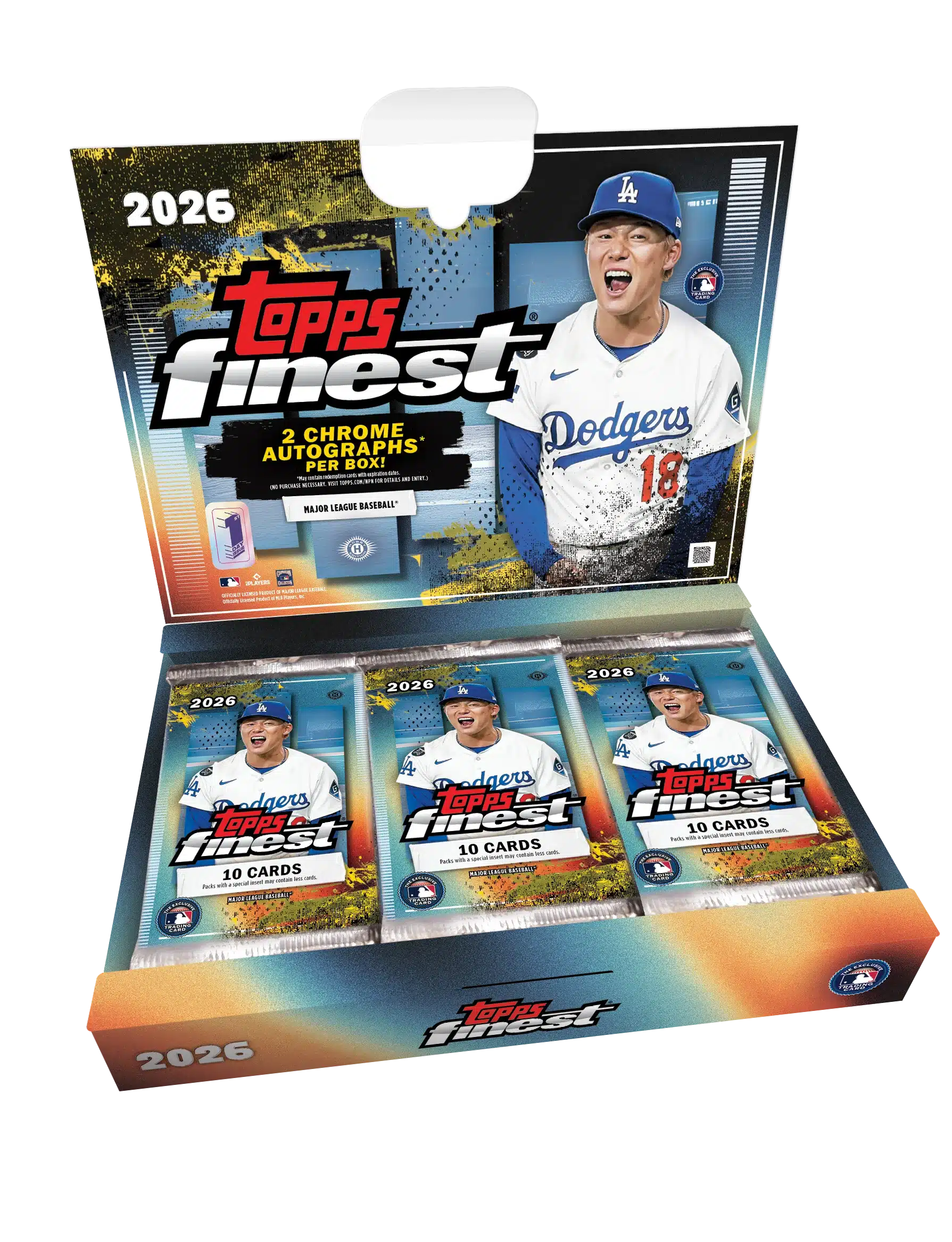 2026 Topps Finest Baseball First Day Issue Box