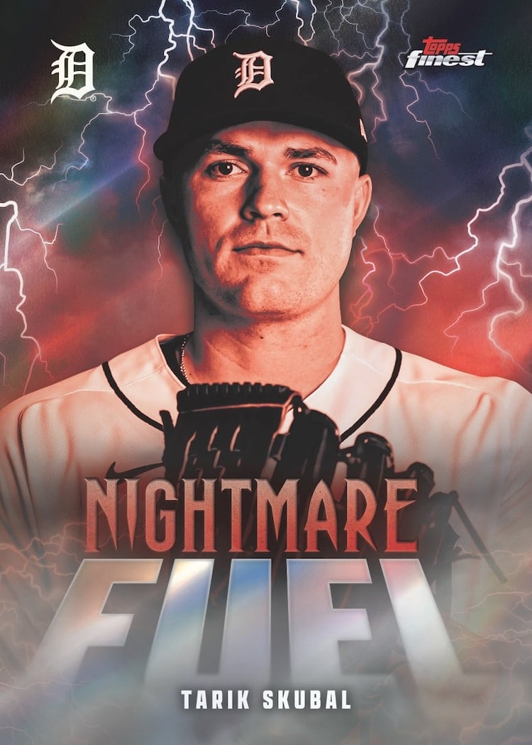 2026 Topps Finest Baseball Nightmare Fuel Tarik Skubal
