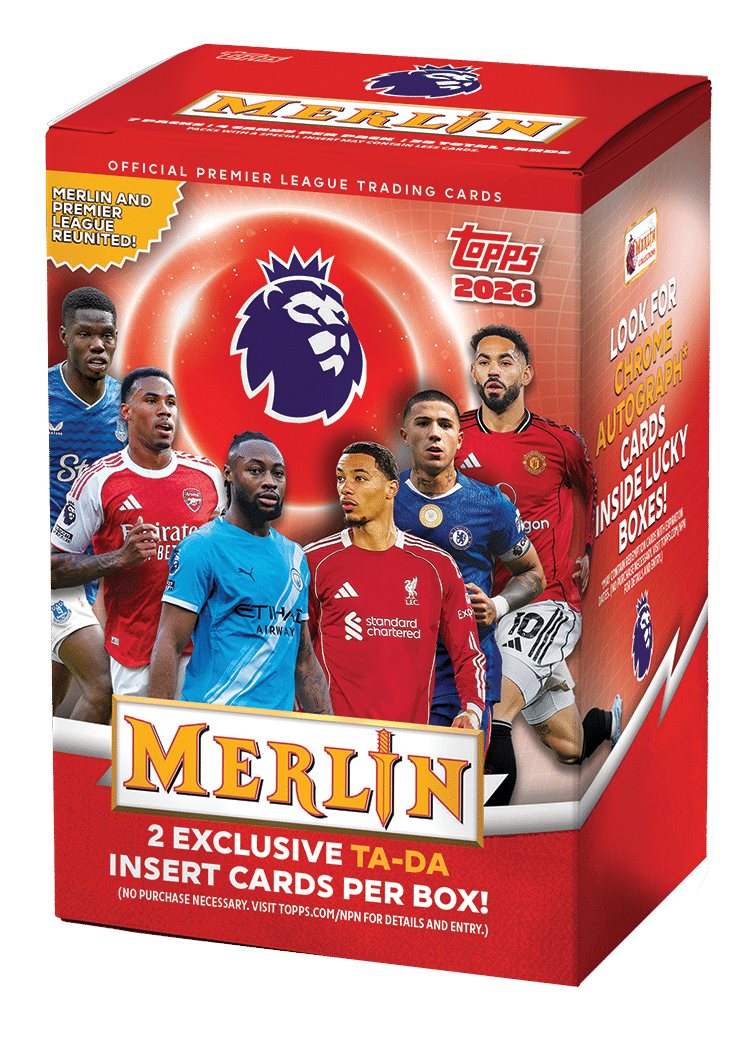 2026 Topps Merlin Premier League Blaster Box
