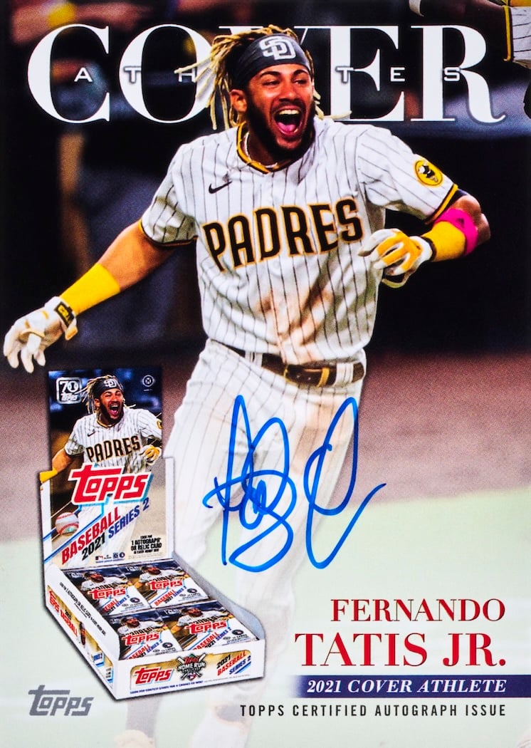 2026 Topps Series 2 Baseball Cover Athletes Autograph Fernando Tatis Jr 2021 Cover
