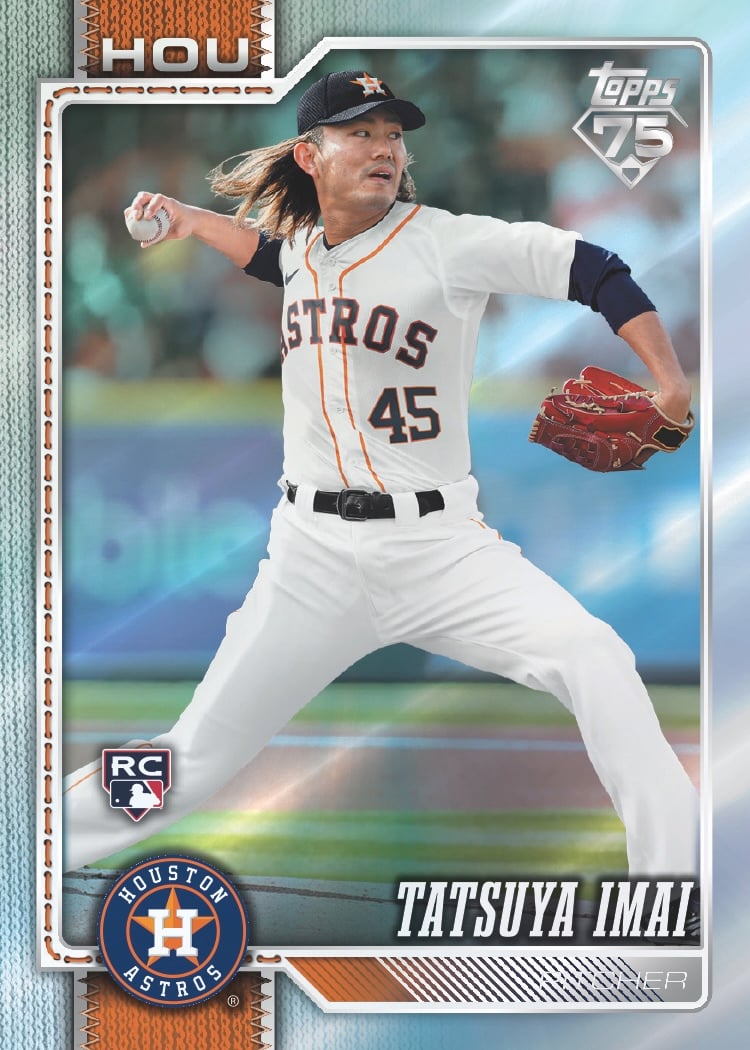 2026 Topps Series 2 Baseball Rainbow Foil Tatsuya Imai Rookie Card Houston Astros