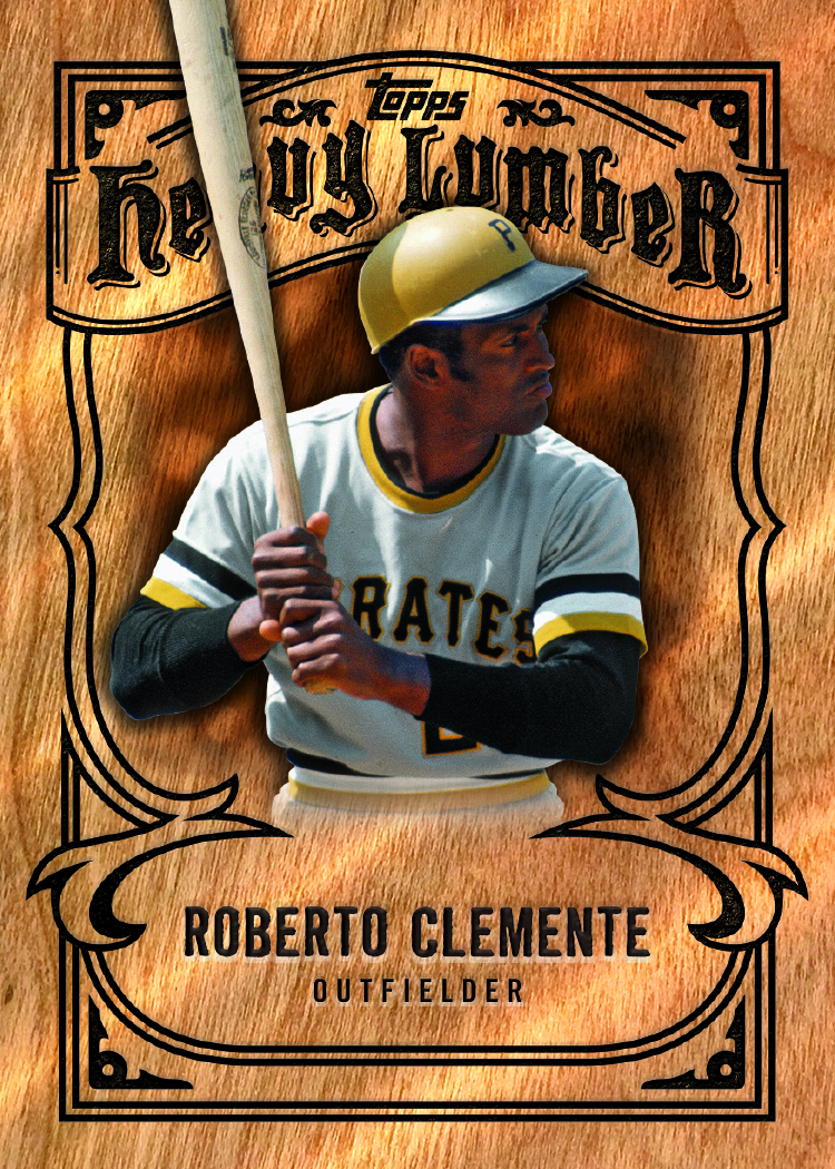 2026 Topps Series 2 Baseball Heavy Lumber Roberto Clemente Insert Card