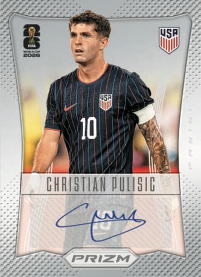 2026 Panini Prizm FIFA World Cup 2012 Throwback Signatures Christian Pulisic USA Auto