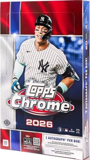 2026 Topps Chrome Baseball Hobby Box
