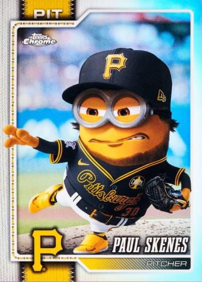 2026 Topps Chrome Minions Paul Skenes Pittsburgh Pirates