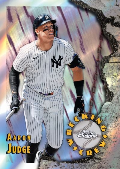 2026 Topps Chrome Wrecking Crew Aaron Judge New York Yankees