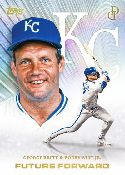2026 Topps Dynamic Duals Future Forward George Brett Bobby Witt Jr