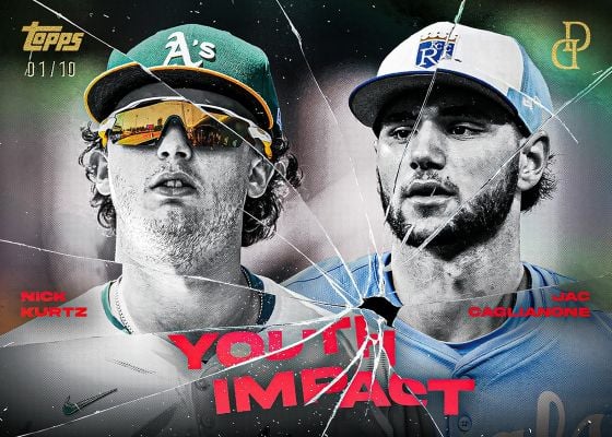 2026 Topps Dynamic Duals Youth Impact Nick Kurtz Jac Caglianone numbered to 10