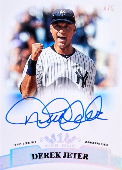 2026 Topps Tier One Derek Jeter Retro 2011 Autograph 4/5
