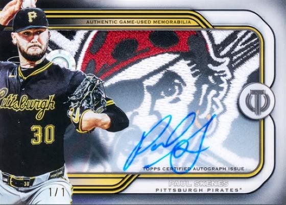 2026 Topps Tribute Baseball: Checklist, Release Date, and What to Expect 12 2026 Topps Tribute Auto Patch Paul Skenes