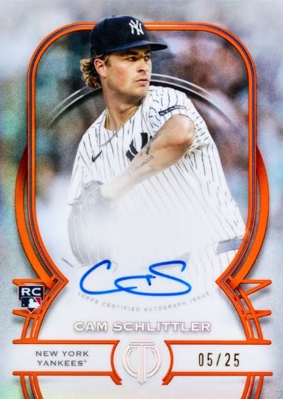 2026 Topps Tribute Baseball: Checklist, Release Date, and What to Expect 5 2026 Topps Tribute Autographs Cam Schlittler