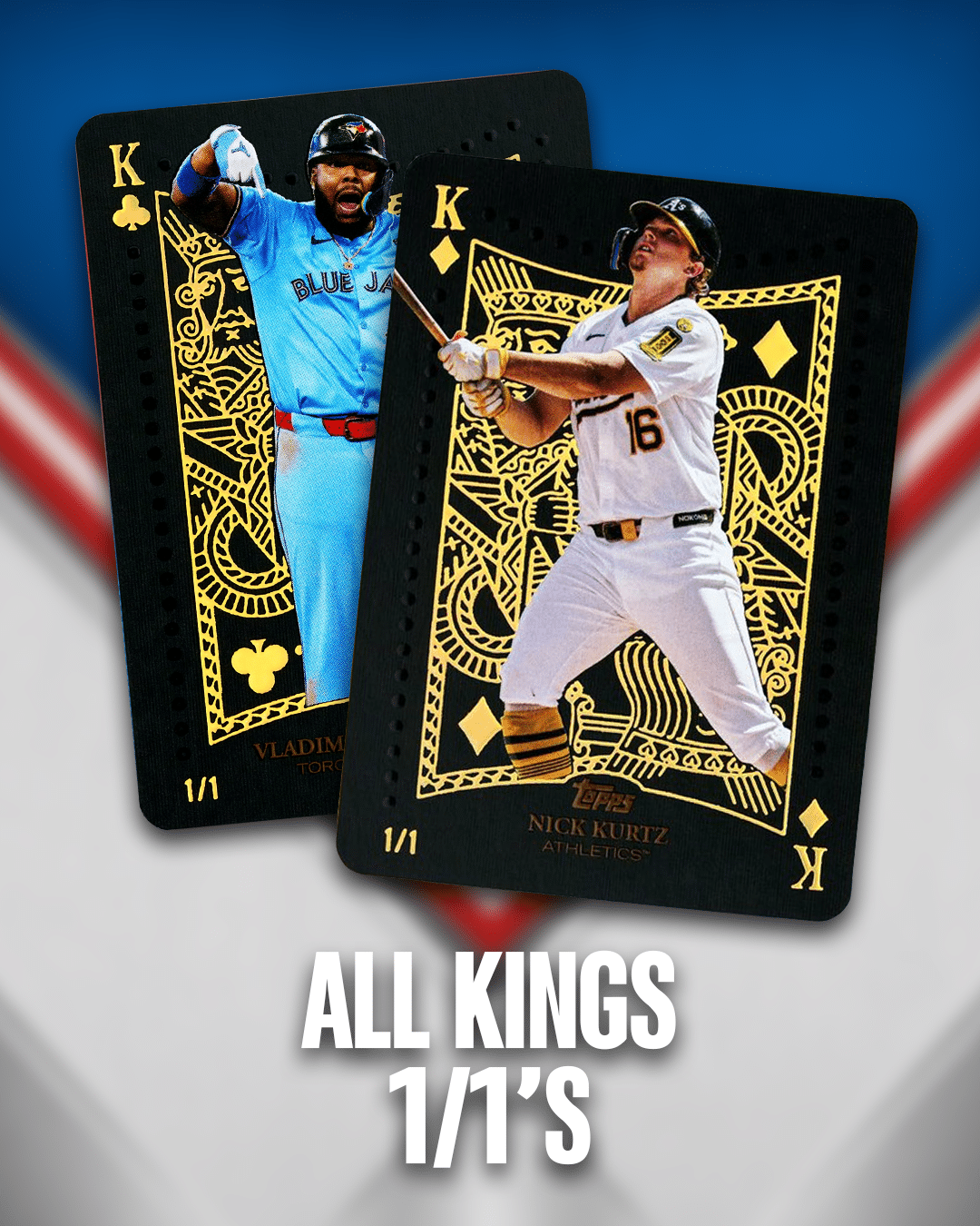 2026 Topps Series 2 Baseball All Kings 1/1 Vladimir Guerrero Jr Nick Kurtz