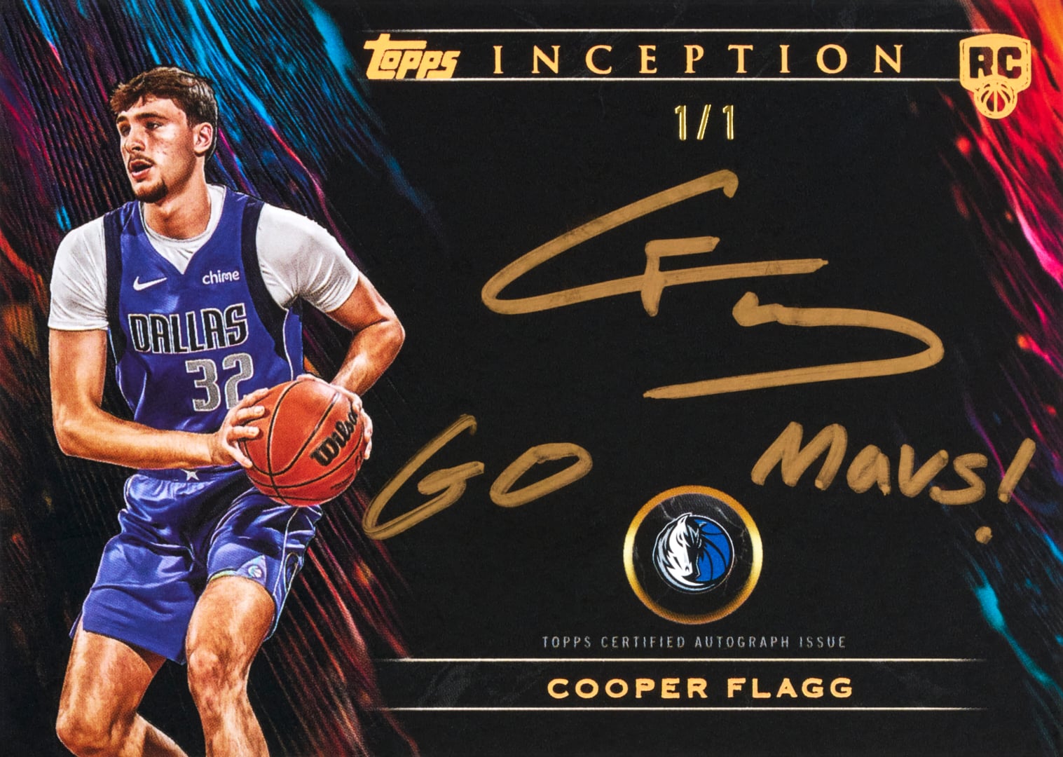 2025-26 Topps Inception Basketball: Checklist, Rookies, and Best Cards to Chase 8 2025-26 Topps Inception Basketball Silver Signings Gold Ink Inscription Cooper Flagg RC 1/1