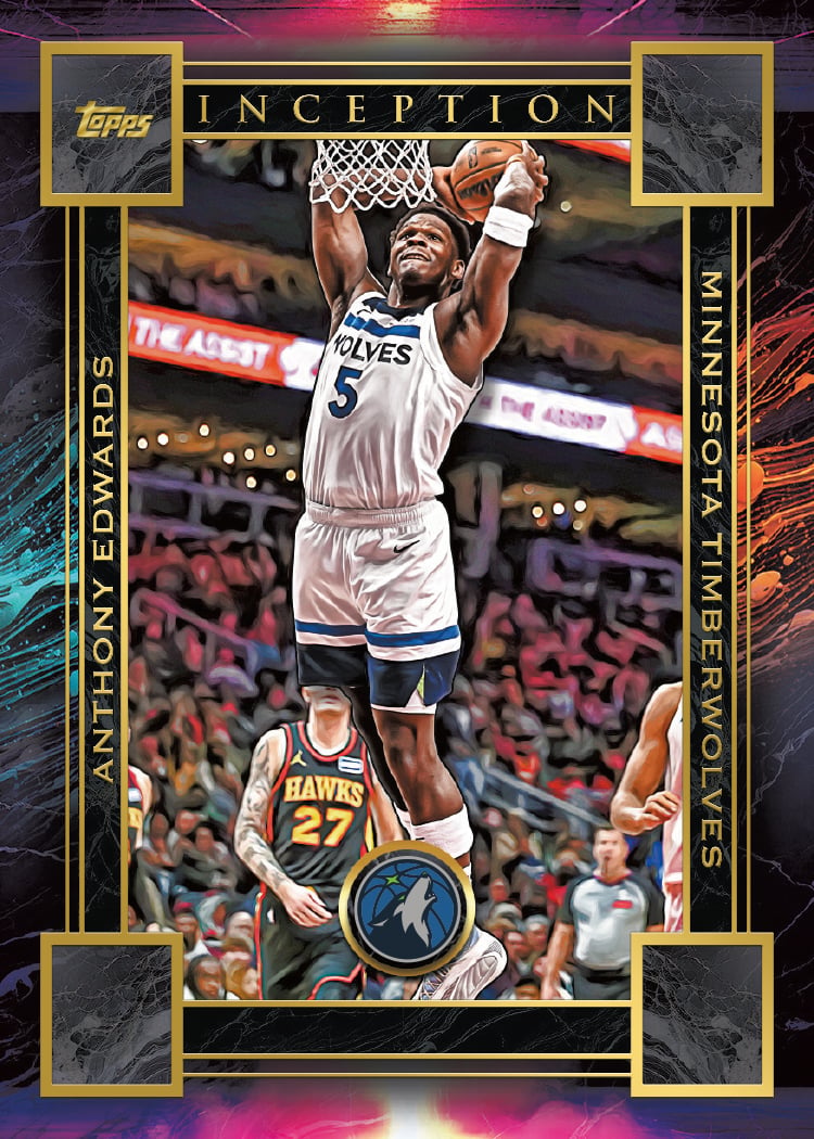 2025-26 Topps Inception Basketball: Checklist, Rookies, and Best Cards to Chase 3 2025-26 Topps Inception Basketball Launch Anthony Edwards