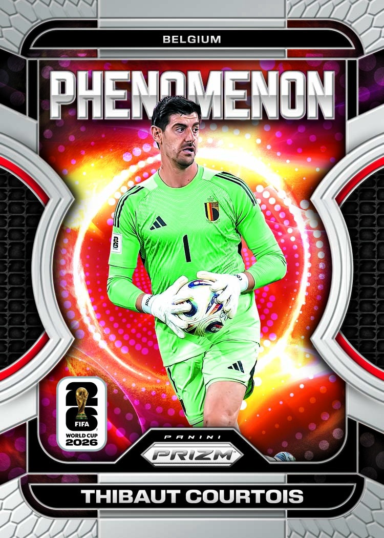 2026 Panini Prizm FIFA World Cup Phenomenon Thibaut Courtois Belgium