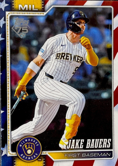 The Main Flagship Parallels to Chase in 2026 Topps Series 2 Baseball 5 2026 Topps Series 2 Baseball Jake Bauers Independence Day /76
