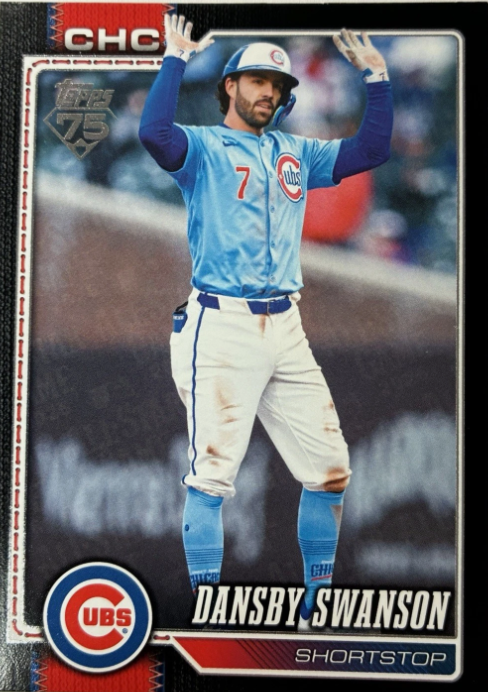 The Main Flagship Parallels to Chase in 2026 Topps Series 2 Baseball 7 2026 Topps Series 2 Baseball Dansby Swanson Black Border /75