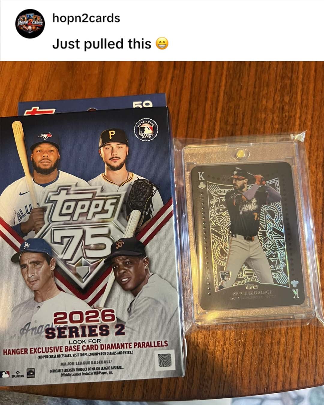 2026 Topps Series 2 Baseball Playing Card Insert Bryce Eldridge RC