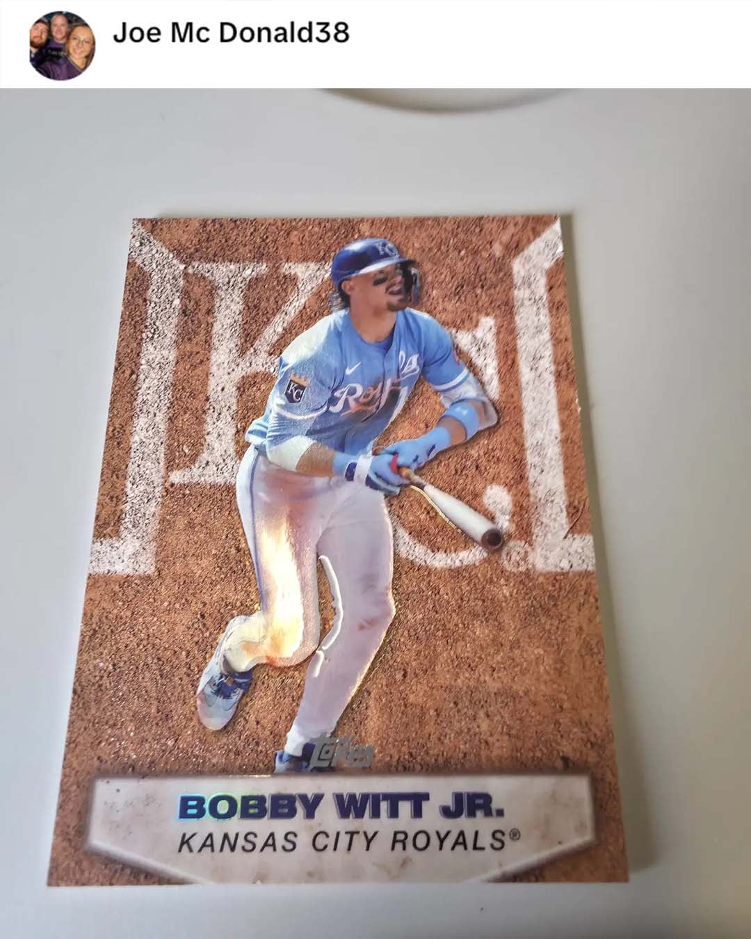 2026 Topps Series 2 Baseball Die Cut Insert Bobby Witt Jr